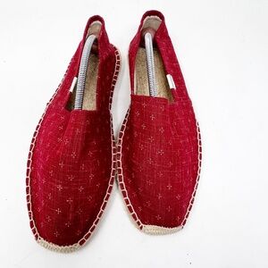 Soludos Espardilles Men Size 9 Red New